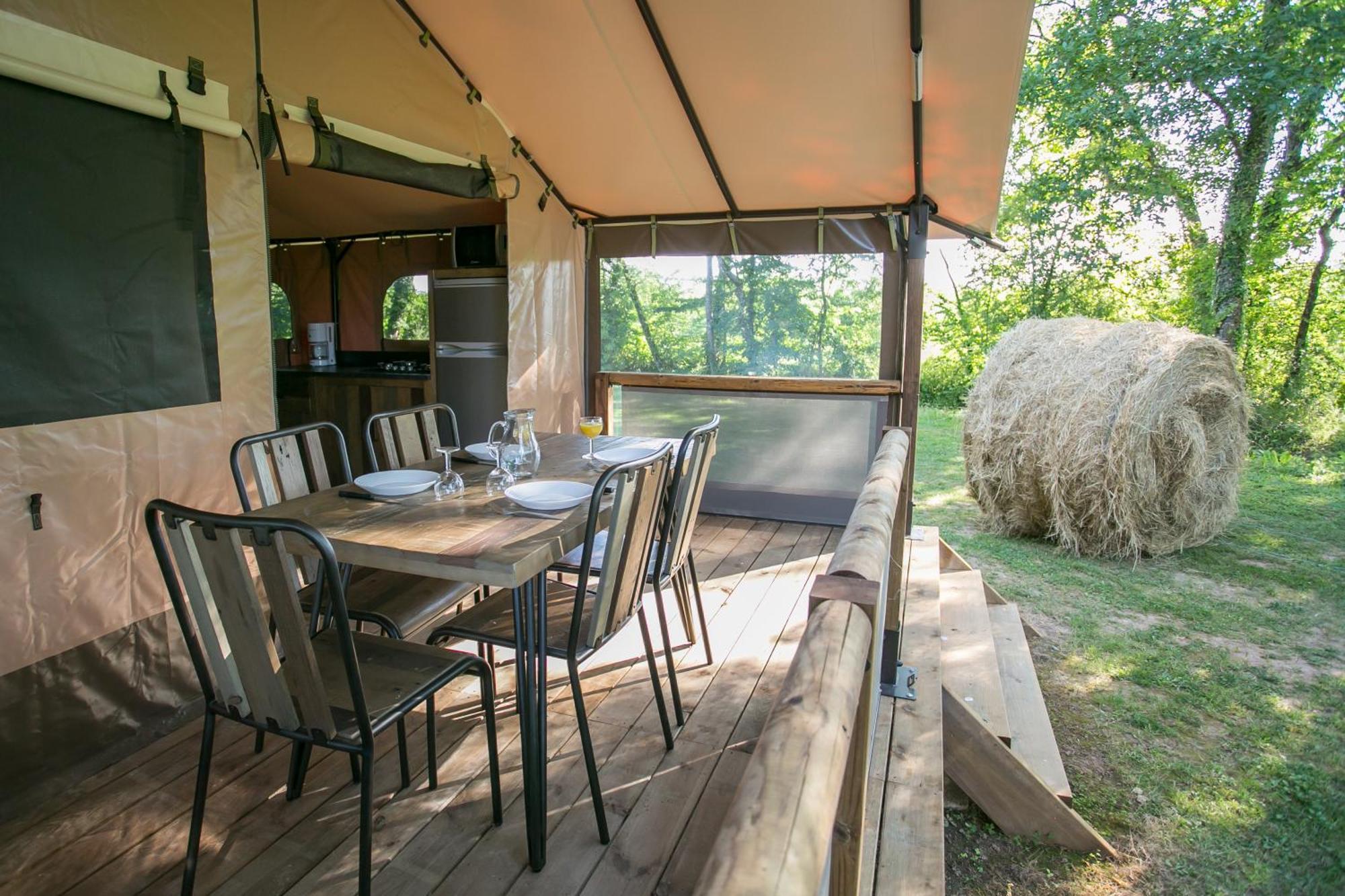 Camping La Ferme De Perdigat Limeuil Luaran gambar